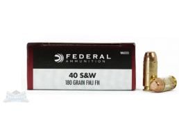 Federal 40 S&W 180gr FMJ Champion Ammunition 50rds - WM5223