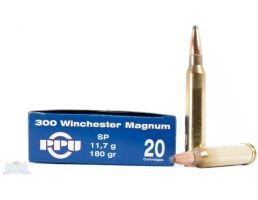 PRVI Partizan 300 Win Mag 180 SP Ammunition 20rds - PP3.6
