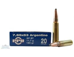 PRVI Partizan 7.65x53 Argentine 180gr SPBT Ammunition 20 rds - PP7.51