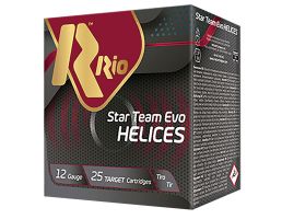 Rio Outdoors Corp Star Team Evo Target 12 Gauge 2-3/4" #7.5 1 oz 25rds Shotshell - Precision Target Load for Competitive Shooting - STH28HV75