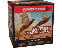 Winchester Super Pheasant 28 Gauge 3" #5 1-1/8 oz 25rds Shotshell - High-Performance Load for Pheasants - X283PH5