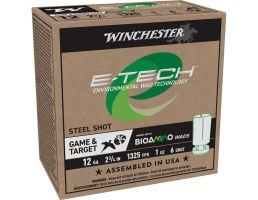 Winchester E-Tech 12 Gauge 2-3/4" #6 1 oz 25rds Shotshell - Advanced Load for Target and Game - WCL12S6