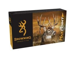 Browning Ammunition Max Point 6.8 Western 170 gr PT 20rds Rifle Ammo for High-Powered Accuracy - B192100682