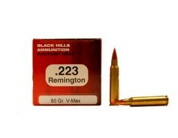 Black Hills 223 Remington 60gr V-Max Ammunition 50rds - M223N10