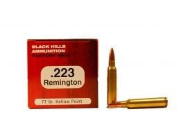 Black Hills 223 Remington 77gr Sierra Match King Hollow Point Ammunition 50rds- M223N9