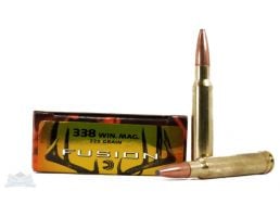 Federal 338 Winchester Magnum 225gr Fusion Ammunition 20rds - F338FS1