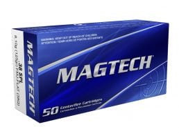 Magtech 38 Special 125gr FMJ FP Ammunition 50rds - 38Q