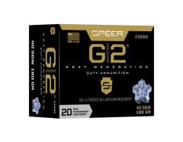 Speer Gold Dot G2 .40 S&W 180 Grain 20 Rounds Ammunition