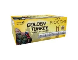 Fiocchi Golden Turkey 12 Gauge 3" #4 1-3/4 Ounce Ammo, 10rds