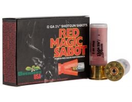 Brenneke USA Red Magic 12 Gauge 2.75" Shotgun Sabot Slug, 5/box - SL-122RMS
