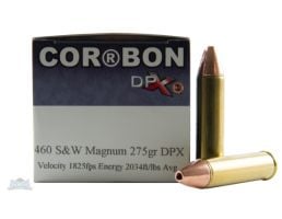 Cor-Bon 460 S&W Magnum 275gr DPX Ammunition 20rds - HT460SW275/20