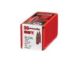 Hornady 25 Cal 257 SST Bullets  117gr  100ct 25522