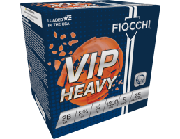 Fiocchi 28ga 2.75" .75oz #9 Exacta Shotshell Ammunition 25rds - 28VIPH9