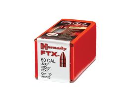 Hornady 50 Cal 500 FTX Bullets  300gr  50ct  50102