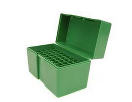 RCBS Flip-Top Ammo Box 25-06 Rem, 270 Win, 30-06 Springfield 50-Round Plastic Green - 86903