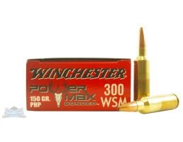 Winchester 300 WSM 150gr PowerMax Bonded Ammunition 20rds - X300SBP