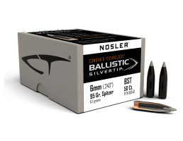Nosler 6mm (.243) 95gr Combined Technolgy Ballistic Silvertip BT Bullets 50ct - 51040