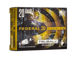 Federal Premium TruBall 20GA 2 3/4" Rifled Slug, 5rd - PB203RS