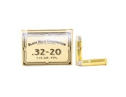 Black Hills 32-20 115gr Flat Point Lead Cowboy Ammunition 50rds - DCB3220N1