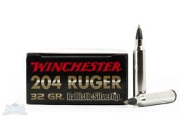 Winchester 204 Ruger 32gr Ballistic Silvertip Ammunition 20rds - SBST204R