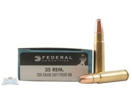 Federal 35 Remington 200gr SP RN Power-Shok Ammunition 20rds - 35A
