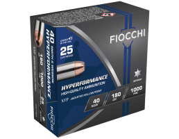 Fiochi 40 S&W 180gr XTPHP Extrema Ammunition 25rds - 40XTPB25
