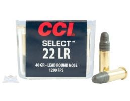 CCI .22 Long Rifle 40gr LRN Competition Select Ammunition 100rds - 0045