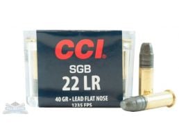 CCI .22 Long Rifle 40 Grain Lead Flat Nose Small Game Ammunition 50rds - 0058