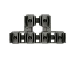 Midwest Industries Lever Stock Shell Holder Plate w/6-Shell Holder, Black