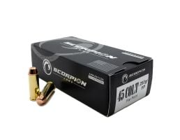 Scorpion Ammo .45 Long Colt 250gr FP 50rd - 45C250FP-S50