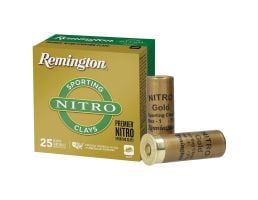 Remington Premier Nitro Sporting Clay 12 Gauge 2-3/4" #7.5 1 oz 25rds Shotshell - Premium Ammo for Sporting Clays - R20132