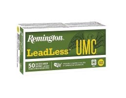 Remington UMC Leadless 9mm 100 gr FNEB 50rds Handgun Ammo for Clean and Efficient Shooting - R23809