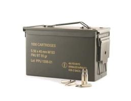 PRVI Partizan 5.56x45mm 55gr M193 FMJBT Ammunition, 1000 Round Case 