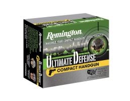 Remington .40 S&W 180gr BJHP Ultimate Defense Compact Handgun Ammunition, 20 Round Box 