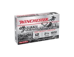 Winchester 12 Gauge 2.75" 1 1/4oz Deer Season Slug, 5 Rounds - X12DS