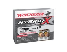 Winchester 9mm 124gr Polymer Tip HP Hybrid-X Handgun Ammunition, 20 Rounds - X9MMD