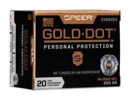 Speer Gold Dot Personal Protection .44 S&W Spl 200 gr 20 Rounds Ammunition - 23980GD