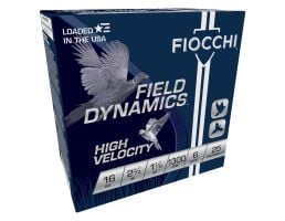 Fiocchi Shooting Dynamics 16 GA 2.75" 1 1/8 oz. #6 High Velocity 25 Shotshells - 16HV6