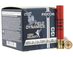 Fiocchi Shooting Dynamics 12 GA 3" 1 1/16 oz. #7.5 High Velocity 25 Shotshells - 410HV75