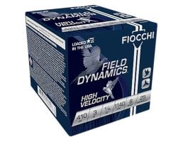 Fiocchi Shooting Dynamics .410 3" 11/16 oz. #8 High Velocity 25 Shotshells - 410HV8