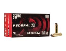 Federal American Eagle 357 Magnum 158gr JSP Ammunition 50rds - WMAE357A