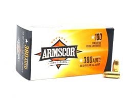 Armscor 380 ACP 95gr FMJ Value Pack Ammunition 100rd - 50315