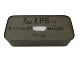 Polish 7.62x54R 147gr FMJ LPS Ammunition 440rd Spam Can - P54R