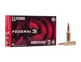 Federal American Eagle 123gr Open Tip Match 6.5 Creedmoor Ammo, 20rd - AE65CRD4