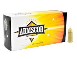 Armscor Precision 124gr FMJ 9mm Ammo, 50rds - 50041