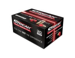 Ammo Inc STREAK 9mm Ammo 124 Grain TMJ, 20rds - 9124TMC-STRK-RED