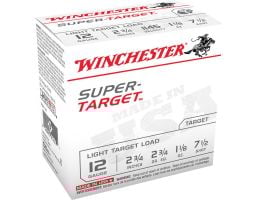 Winchester Super Target Light Target Load 12 Gauge 2-3/4" 7-1/2 Shot 1-1/8 oz Shotshell, 100/Box - TRGT127VP