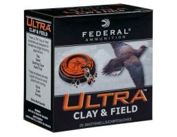 Federal Ultra Clay & Field 12GA Ammo, 25rds