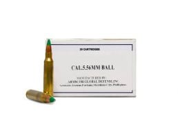Armscor Copper FMJ 62gr 5.56mm Ammo, 20 rounds - 50173