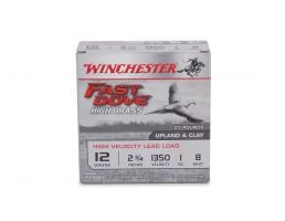 Winchester Fast Dove HB 2-3/4" #8 1oz 12ga Ammo, 25rds - WFD128B
